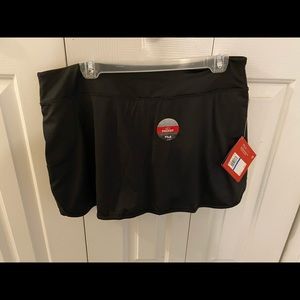 Black FILA Skort with Ruffle Back- XL NWT